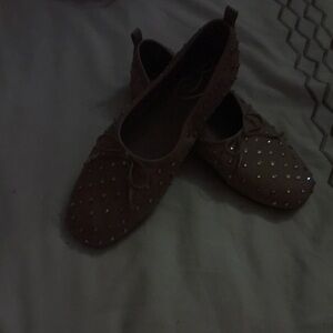 Sam Edelman Studded Brown Flats